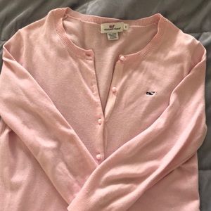 Vineyard Vines pink cardigan